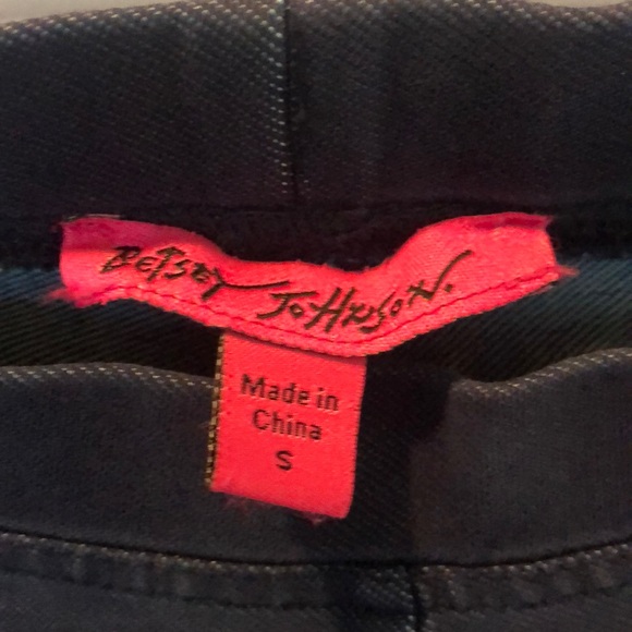 Betsy Johnson denim leggings - Picture 2 of 4